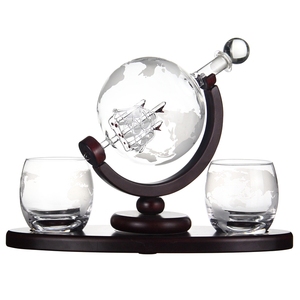 2022 <span class=keywords><strong>en</strong></span> <span class=keywords><strong>ligne</strong></span> Offre Spéciale 28OZ Globe <span class=keywords><strong>en</strong></span> verre carafe à whisky <span class=keywords><strong>en</strong></span> verre avec expédition ancienne. - Product Image 3