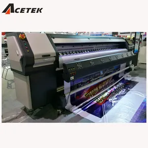 3.2 메터 넓은 10피트 디지털 인쇄 잉어의 konica 용매 프린터