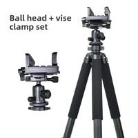 Nouveau trépied télescopique à trois sections en alliage d'aluminium 340 pour la chasse tactique en plein air, hauteur 17, support unisexe
