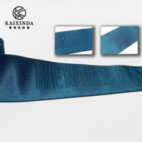 Bande élastique jacquard personnalisée avec logo brillant en satin pour la couture de lingerie, sous-vêtements, soutien-gorge, ceinture