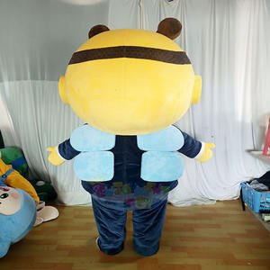 Disfraz de Mascota de <span class=keywords><strong>Abeja</strong></span> de Peluche Personalizable con su LOGOTIPO, Perfecto para Campañas de Marketing de Marca y Diversas Actividades - Product Image 4