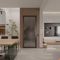 Ascenseur domestique automatique pour appartement, taille de cabine personnalisable, ascenseur extérieur certifié CE, adapté aux personnes âgées et aux personnes handicapées