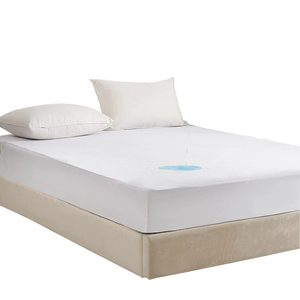 Yüksek kalite beyaz Premium hipoalerjenik Terry bez geçirimsiz yatak örtüsü su geçirmez yatak pedleri koruyucular - Product Image 2