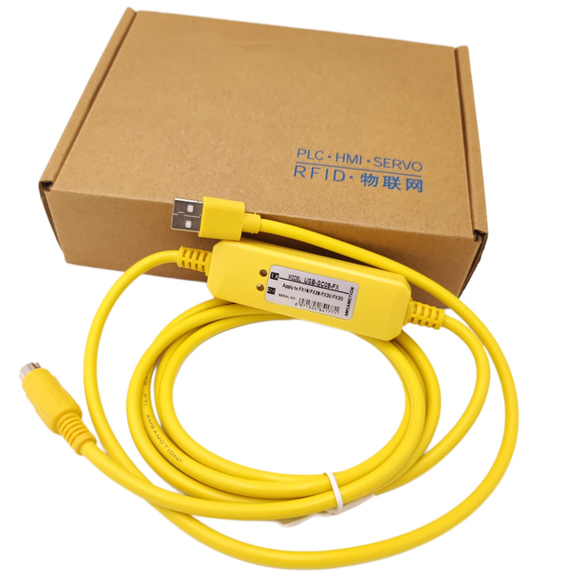 Aismartlink Programming Cable SC09-FX Fit for Mitsubishi FX1S/1N/2N/3U FX Series PLC Programming Cable Support Win7