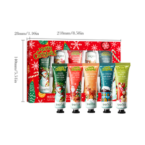 Crème pour les mains de Noël, lot de 5 pièces, hydratante, anti-fissures, nourrissante, réduit les rides des mains, cadeau d'hiver - Product Image 6