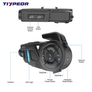 TIYPEOR <span class=keywords><strong>EJEAS</strong></span>, nuevo modelo, casco K1pro, auriculares Bluetooth, grabadora WIFI para motocicleta, micrófono de vídeo interno y externo de malla - Product Image 6
