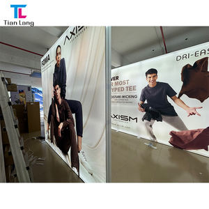 Durable 20x8ft Aluminum Frame SEG Fabric LED Display Stand Backlit Exhibition Booth Design for Trade Show <b>Advertising</b> Equipment - Product Image 6