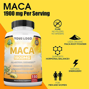 Cápsulas de Raíz de Maca al por Mayor, Extracto de Lepidium Meyenii, <span class=keywords><strong>Adaptógeno</strong></span> para Energía, Estado de Ánimo y Resistencia, Cápsulas Herbales para Mejorar la Libido - Product Image 6