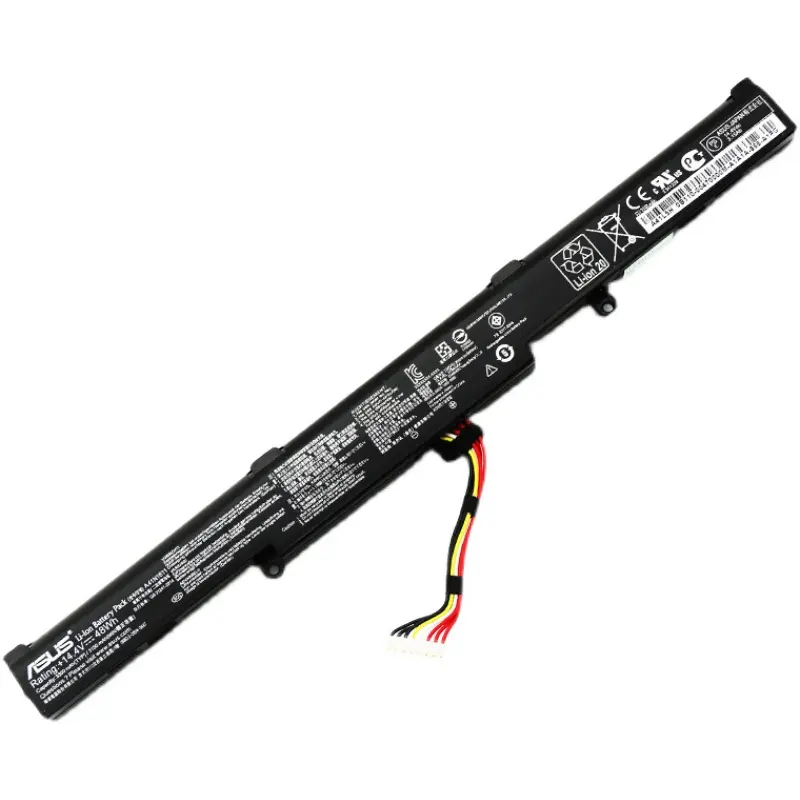 Bateria portátil original a41n1611 a41lp4q, 14.4v 3350mah 48w 4 célula para asus rog strix gl553vd