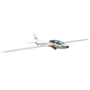 Planador aerobático EP V2 PNP RC Avião com asa composta de carbono de alto tempo de voo FMS FOX 2300mm Design fácil de transportar