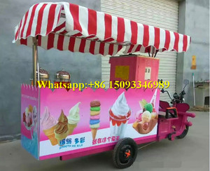 Chariot de vente de crème glacée dure très vendu en 2021 / <span class=keywords><strong>Prix</strong></span> bas pour camionnette mobile de crème glacée molle / Kiosques de gelato italien de rue - Product Image 4