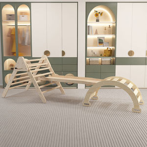 Wooden Children's Climbing <b>Frame</b> Solid Wood Sensory Integration Training Rack For Indoor <b>Play</b> And Development - Product Image 1
