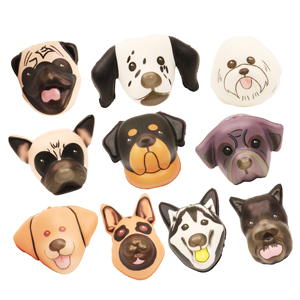 Juguete de Animal de Moda Viral en <span class=keywords><strong>TikTok</strong></span>, Llavero con Cara de <span class=keywords><strong>Perro</strong></span>, Juguete Blandito de PU de Recuperación Lenta, Regalos para Niñas y Niños al por Mayor - Product Image 5
