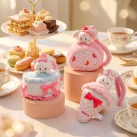 Porte-clés en peluche tendance Mikko Sweetheart Tea Cup, parfumé, boîte mystère, pendentif de sac, accessoire de mode en peluche pour fille