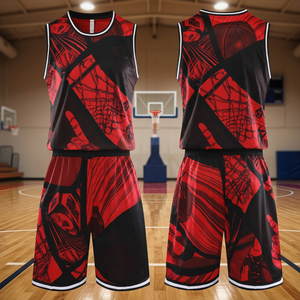 Maillot de basket authentique personnalisé avec logo sublimé, respirant, grande taille, sans manches, réversible, 100% coton 3D - Product Image 3