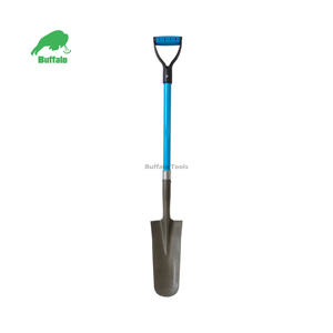 Pelle de jardin Buffalo Drain Sharp Shooter AMS505XD avec manche en fibre de verre, poignée en Y et lame en acier 50Mn pour le creusement - Product Image 1