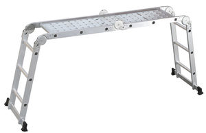 Echelles pliantes multifonctionnelles 4*3 à grand joint en aluminium équipées de pieds stables, plus sûrs et plus robustes pour les travaux à haute altitude - Product Image 2