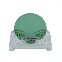 Weishuo WS-15C CR39 Feuille solaire progressive deux pièces 2,0 mm Courbe de base 2C Ultra-légère Résistance aux chocs Compatible avec les montures UV