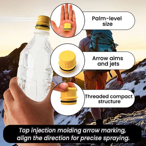 Outdoor Rinsing Device Portable Outdoor Camping Rinsing Device Lightweight Water Bottle for Hand <b>Face</b> Washing Universal 4 Holes - Product Image 4