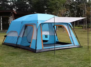 Acampar kamping barraca zelt TENDA tienda 210 D Oxford vải gia đình gấp sang trọng bãi biển glamping cắm trại tther lều ngoài trời - Product Image 5