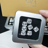 Def Vvs Forme Carrée Asscher Cut Moissanite Pierre Lâche Pierres Précieuses Synthétiques Lâche Moissanite Diamants avec Certificat GRA