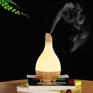 Humidificateur d'aromathérapie en bois grainé AliExpress 100 ml avec lumière LED, diffuseur de bureau pour usage domestique - Product Image 4