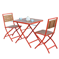 Ensemble bistro de jardin chaise pliante ensemble terrasse table et chaises métal outdoro furniture