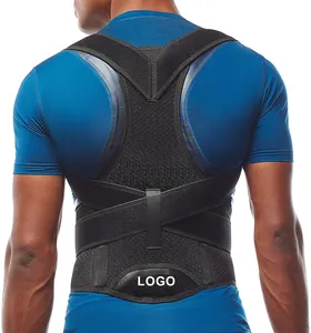 Adjustable Breathable Comfortable Fully Back Brace Posture Corrector Upper Back Brace