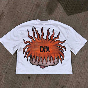 T-shirts formels pour hommes en coton tricoté de haute qualité, 100 % coton, col en V, manches courtes, bordure contrastée, vente en gros, logo personnalisé imprimé - Product Image 2