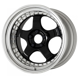 Jantes forgées Euro Retro 3 pièces 17 18 19 20 21 22 pouces 4x100 4x114.3 5x100 5x108 5x112 5x114.3 5x115 5x120 5x130 <span class=keywords><strong>Aston</strong></span> <span class=keywords><strong>Martin</strong></span> - Product Image 6