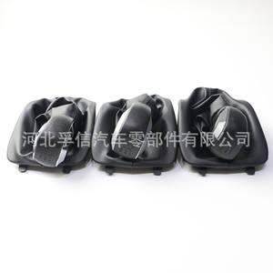 Pomo de palanca de cambios para Peugeot 2008A94, de plástico PU, mate, electrochapado, negro brillante, ergonómico. - Product Image 2