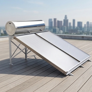Système de chauffe-eau <span class=keywords><strong>solaire</strong></span> à plaque plate en acier inoxydable de <span class=keywords><strong>200</strong></span> L pour usage domestique ou commercial - Product Image 1