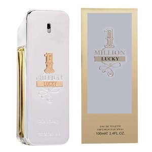 Lucky <span class=keywords><strong>One</strong></span> <span class=keywords><strong>Million</strong></span>, <span class=keywords><strong>Perfume</strong></span> de Lujo para Hombre, Eau de Parfum de 100 ml, Spray Corporal con Fragancia Duradera, <span class=keywords><strong>Perfume</strong></span> Original - Product Image 4