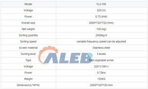 Machine de tri de fruits économique et haute performance, équipement automatique de tri de fruits pour dattes, kiwis et petites baies - Product Image 4