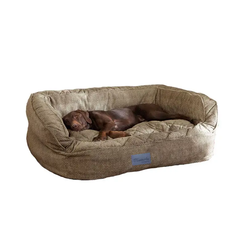 Travesseiro ortopédico, cama ortopédica com espuma de memória calmante, atacado, grande sofá bonito de lã para adulto e animal de estimação