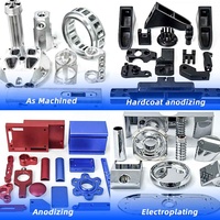 Tratamiento de superficie personalizado, pulido, chapado, chorro de arena, piezas CNC, mecanizado CNC, fabricación de piezas de aluminio anodizado dorado violeta