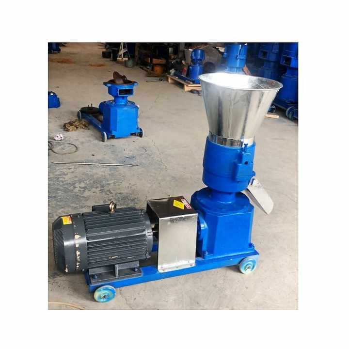 Flat Die Pellet Maker Pelletizer Machine for Animal Feeds Wood Pellet ...
