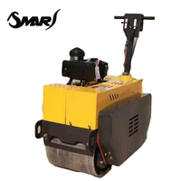 Compacteur de sol compact pour machines routières 330kg 450kg 600kg, mini-compacteur à tambour pour petit tracteur