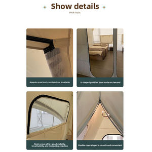 Carpa <span class=keywords><strong>de</strong></span> Lujo para Exteriores, Doble Capa, Grande, <span class=keywords><strong>de</strong></span> Una Habitación, Impermeable, con Malla, para Campamentos, Casas <span class=keywords><strong>de</strong></span> Campo, Casas <span class=keywords><strong>de</strong></span> Huéspedes, Casas <span class=keywords><strong>de</strong></span> Vacaciones, para Todas las Estaciones - Product Image 6