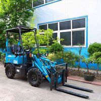 Mini pala gommata elettrica del motore della batteria della pista compatta agricola portatile