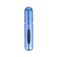 Flacon pulvérisateur rond en métal torsadé 5ml 8ml 10ml atomiseur de bouteille de parfum rechargeable portable en aluminium