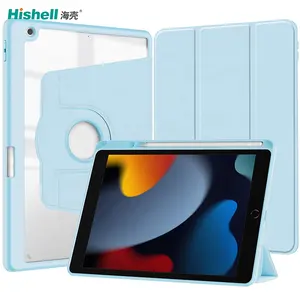Pu Leather Shockproof Smart Cover Tablet Case Tablet Covers for iPad 10.2 with Pencil Holder