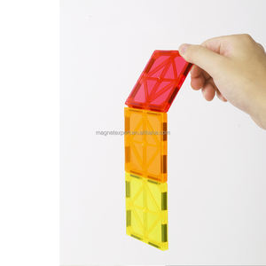 גדול הניתנים להתאמה אישית abs חומר אבן מגנטי אבני הבניין מגשים אריח מגנטי בלוקים מגנטיים - Product Image 5