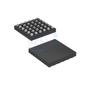 ไอซีแท้ BATT PWR MGMT LI ION 36WLP ชิปวงจรรวมสำหรับการจัดการพลังงาน (PMIC) 36 WFBGA, WLBGA MAX20335BEWX+T - Product Image 1
