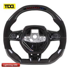 Volante de fibra de carbono TDD LED para Lamborghini Huracan Gallardo URUS, volante personalizado - Product Image 5