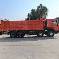 Camion benne Sinotruk Howo LHD 12 roues 6x4 8x4 pour le transport minier de pierres