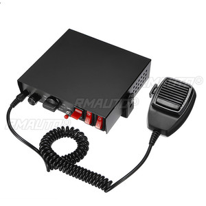 400W 12V 9 Sound <b>Speakers</b> Loud Car Horn Siren Air Horn Megaphone Tone Emergency Motorcycle Mic PA System <b>Amplifier</b> Hooter - Product Image 4