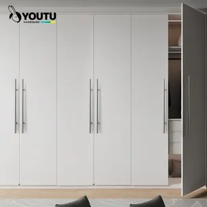 Poignée d'armoire de cuisine de meubles en acier inoxydable bon marché en acier inoxydable 201 304 poignée pour armoire