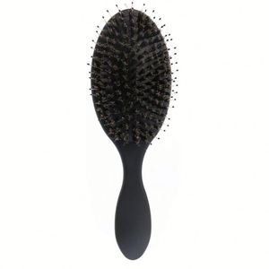 Peigne à cheveux portable personnalisé, écologique, durable, en ABS et nylon, avec poils de sanglier, impression sérigraphique, logo personnalisé, pour les voyages - Product Image 2