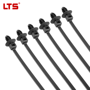 Attache-câble en nylon à tête filetée 4,6*170mm pour faisceaux de câblage automobile et véhicules électriques, attache-câble de type pin, compatible avec trous de 6-6,5mm, lot de 2 - Product Image 6